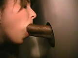 Wife has fun in the glory hole